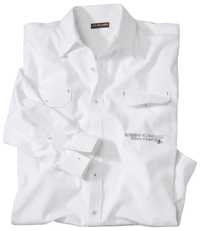 Koszula męska biała codzienna M 100% bawełna R5029 ATLAS FOR MEN