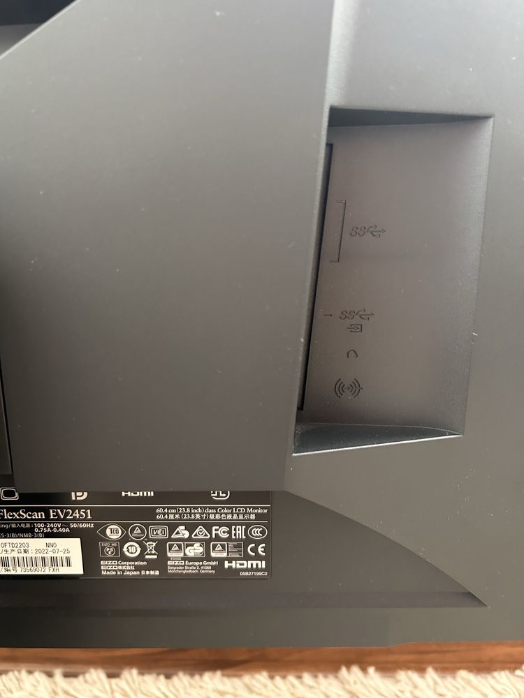 Monitor Eizo FlexScan EV2451