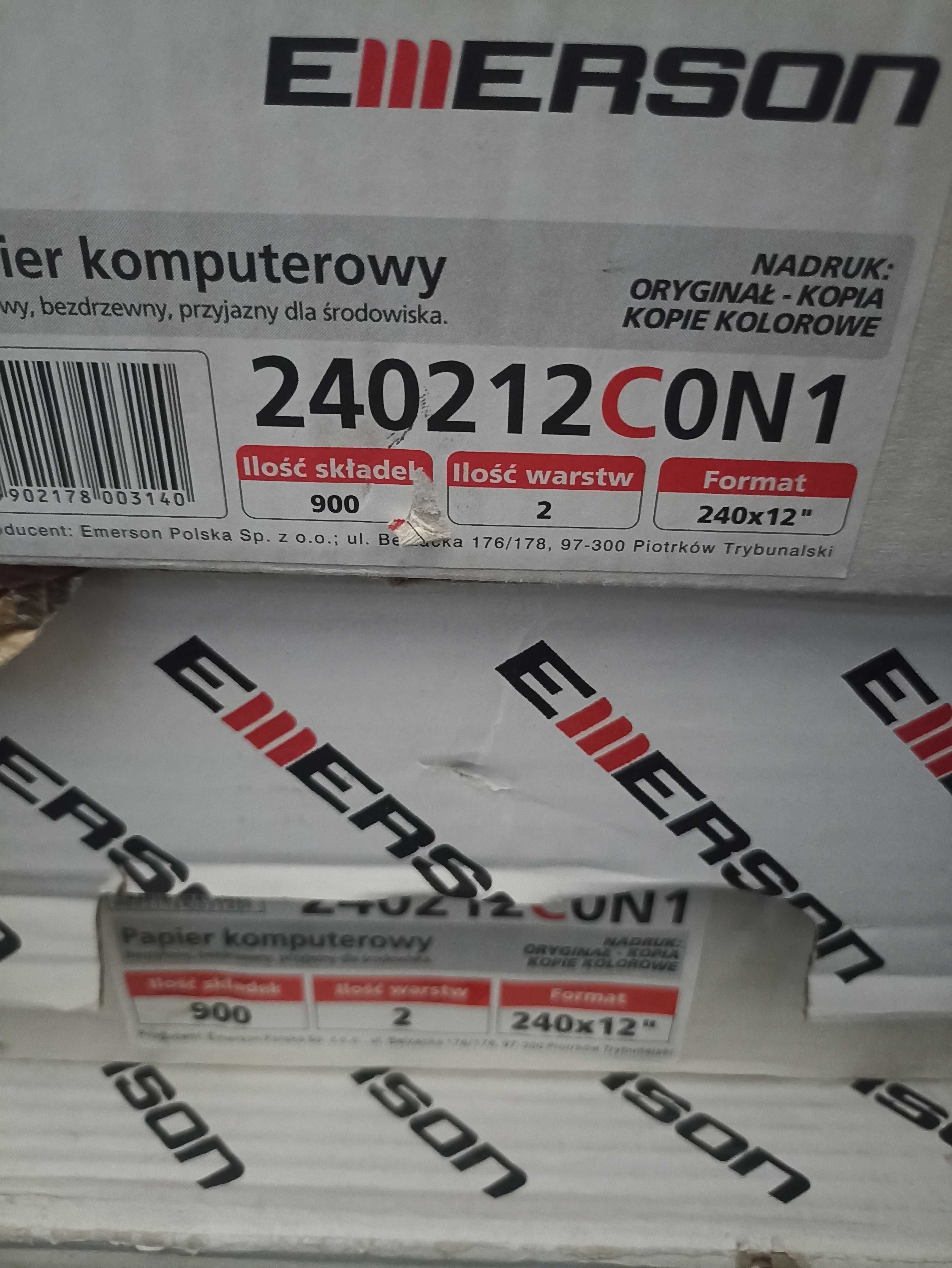Papier do drukarki igłowej 1+2kopie