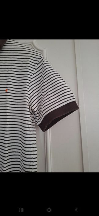 Polo riscas Castanho e Branco Purificacion Garcia - Homem (M)