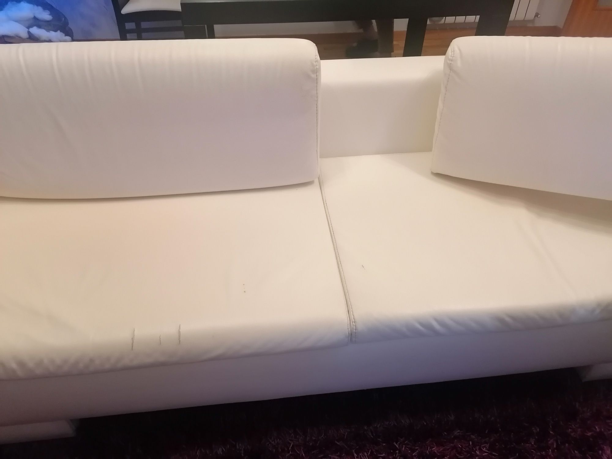 Venda de sofá branco