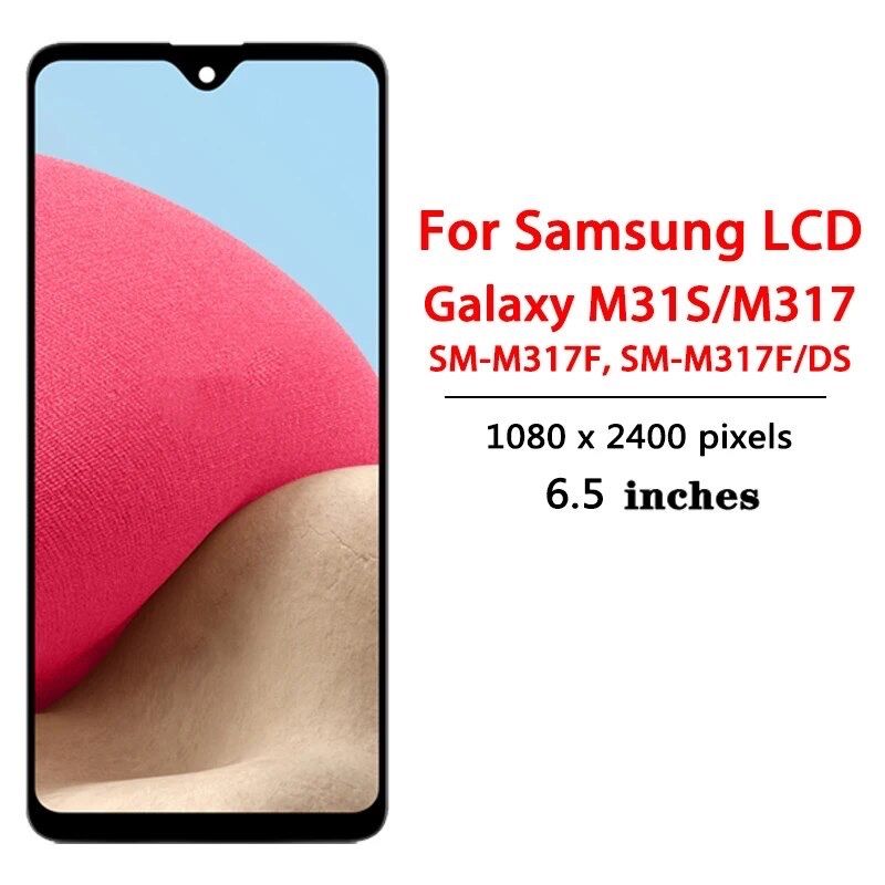 Дисплей модуль екран для Samsung Galaxy M31S M 317 amoled