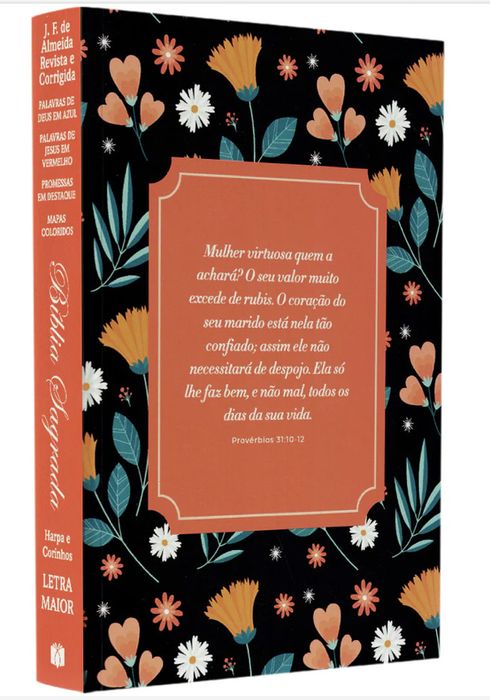 Bíblia Sagrada Mulher Virtuosa NOVA | ARC | Letra Maior