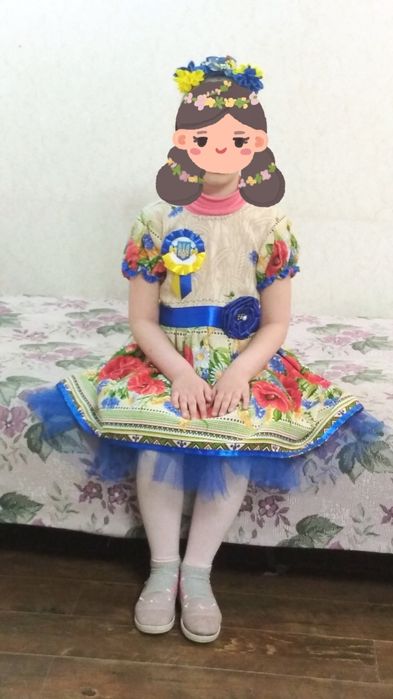 Платье вышиванка нарядное для девочки