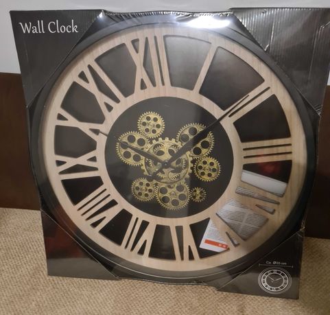 Zegar ścienny wall clock Ca. 55 cm Nowy