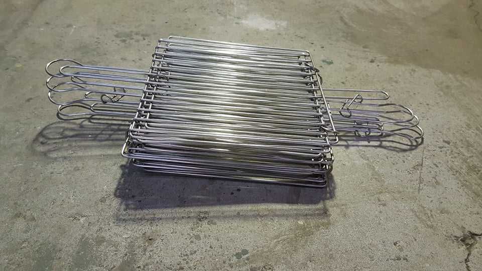 Grelha churrasco em aço inox