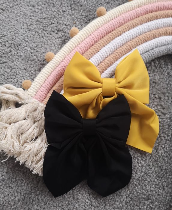 Zestaw kokard do włosów na żabki 2szt