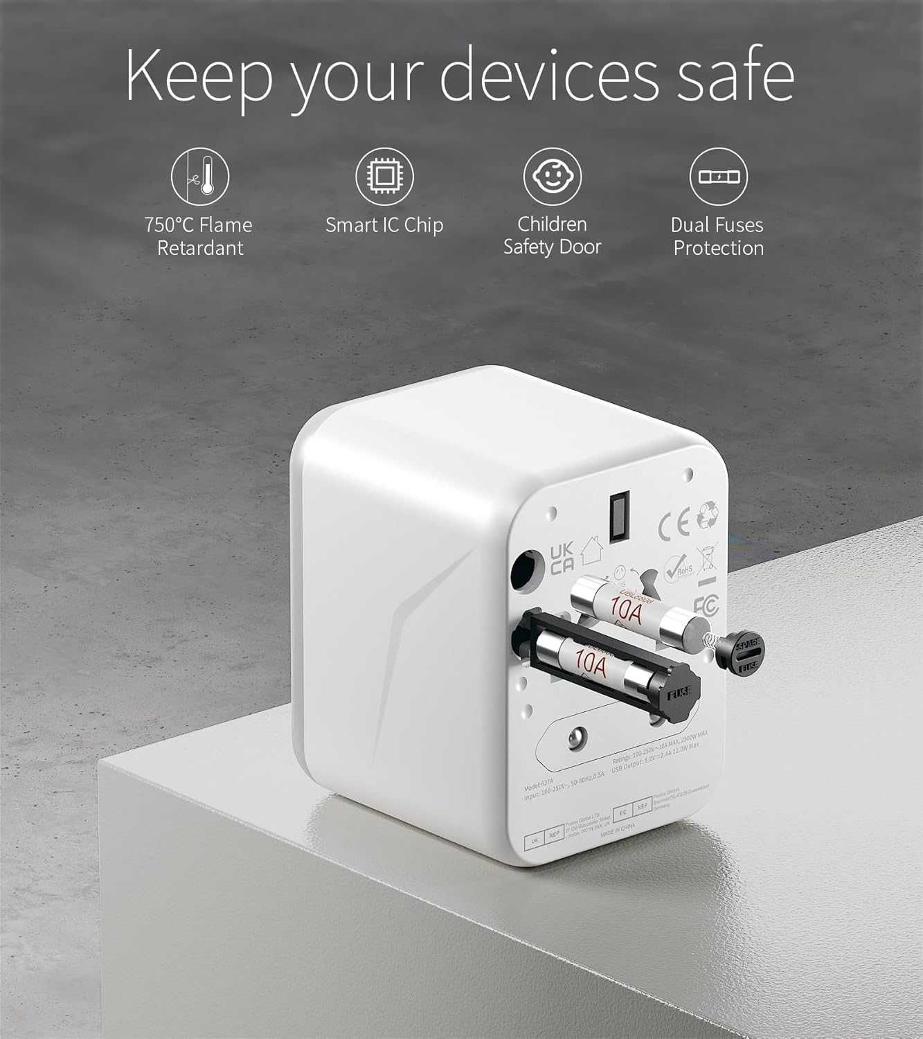 Adapter podróżny na cały świat, FSTravelP