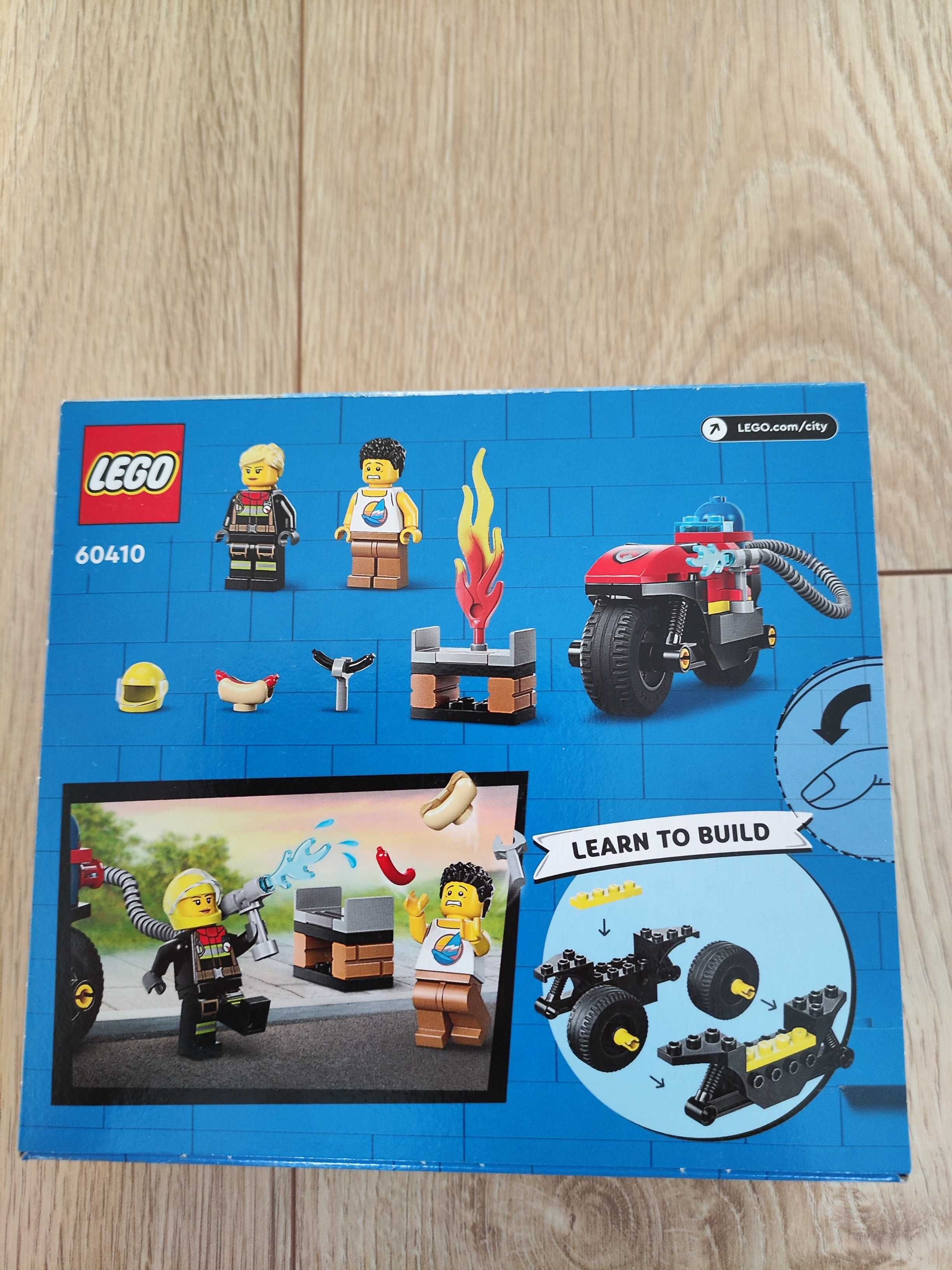 Zestaw LEGO city strażacki motocykl ratunkowy 60410