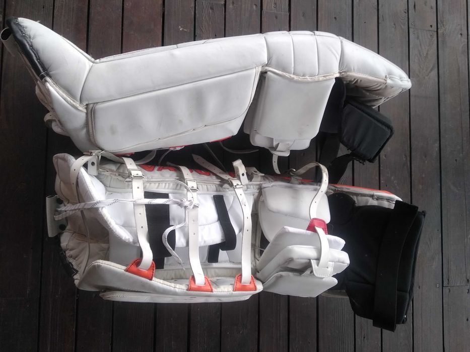 Щитки хокейні захисні воротаря