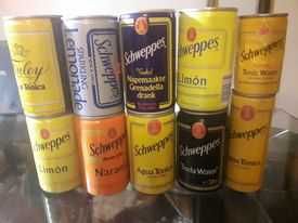 Latas anos 80 Schweppes