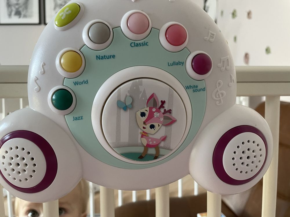 Dwie karuzelki tiny love forest stan idealny dla blizniaczek