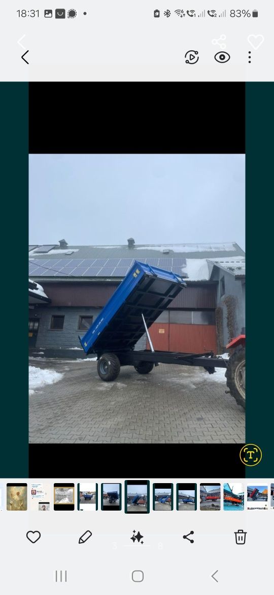 Przyczepa Wywrotka