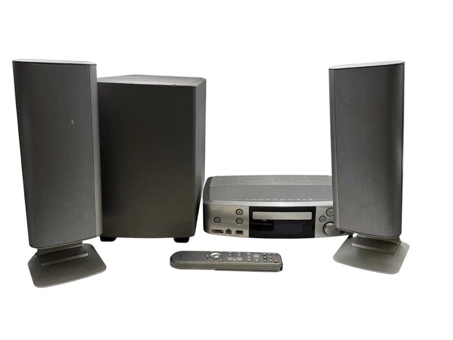 Kino domowe DENON S-301 + SUBWOOFER 140W+ 2 głośniki 70W