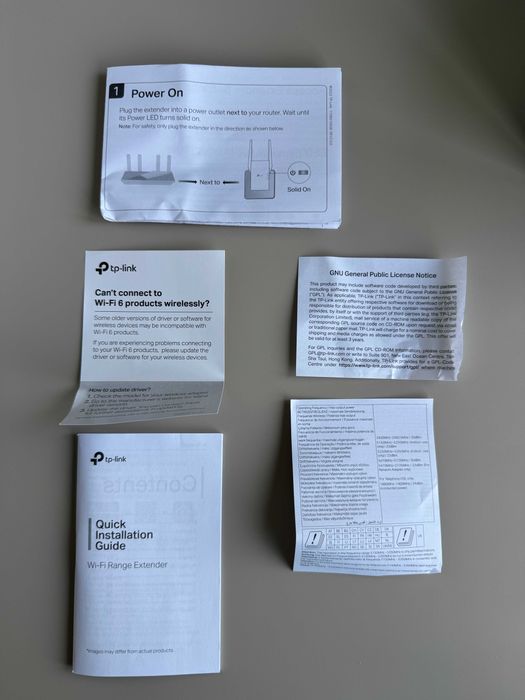 TP-Link RE505X (AX1500 Wi-Fi 6 Range Extender)