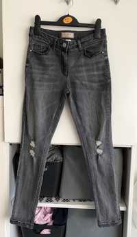 Spodnie jeansowe 146 next 10-11 skinny dziury