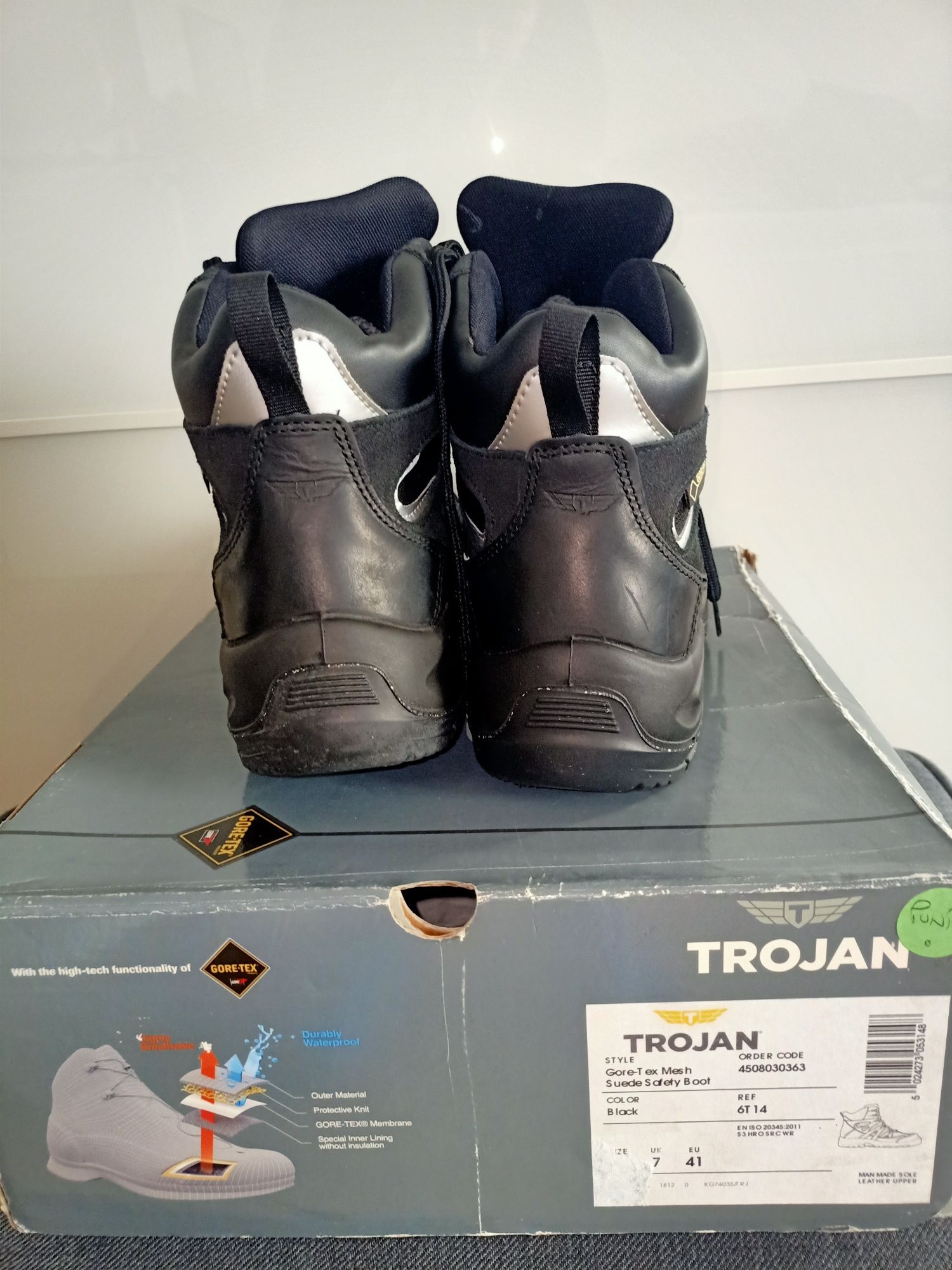 Buty robocze Trojan Gore Tex podeszwa S3 nowe 41