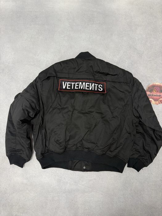 Куртка Бомбер Vetements Police bomber M L