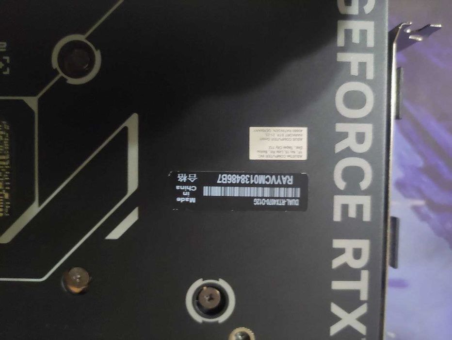 Відеокарта Asus Dual GeForce RTX 4070 OC Edition