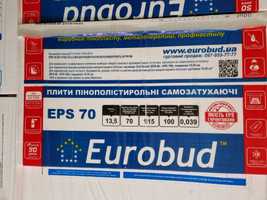 Пінопласт Евробуд, плити пінополістерольні Eurobud,  eps 70 пинопласт
