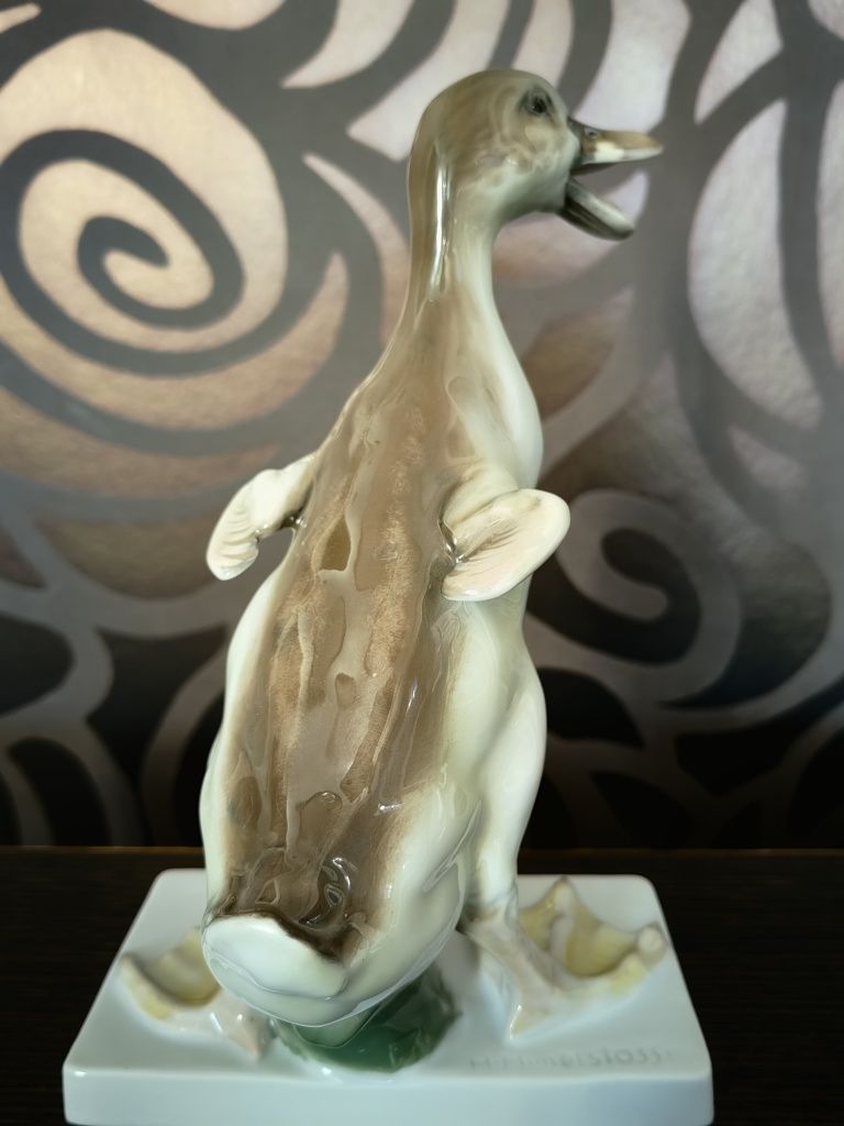 Kaczka figurka z porcelany Rosenthal