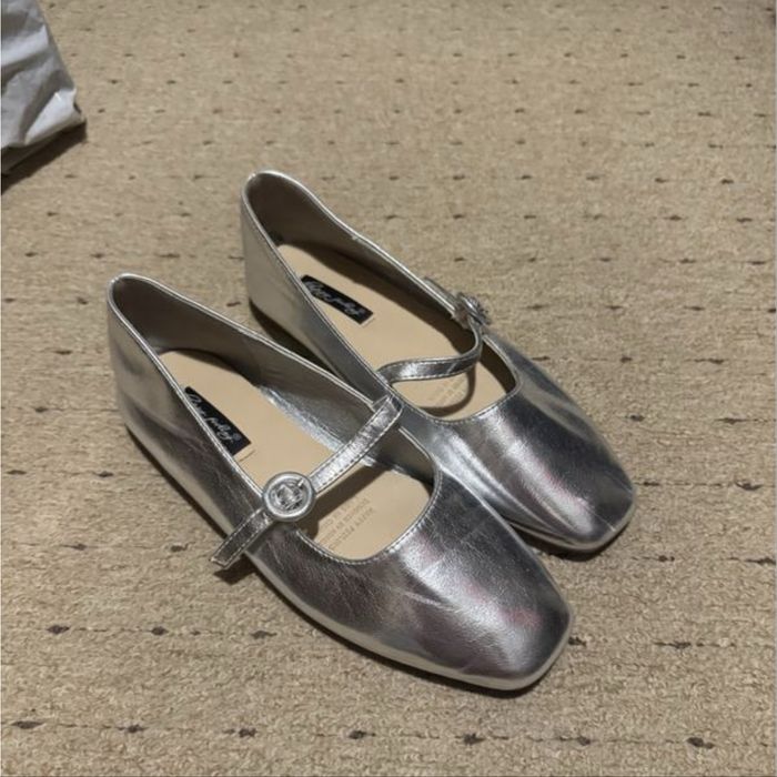 Балетки сріблясті