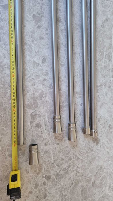 karnisze 200cm zestaw trzech karniszy