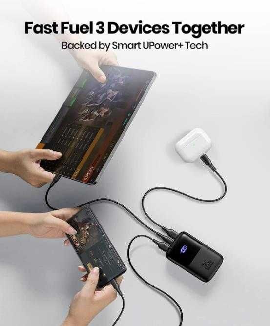 Iniu BI-B61 Powerbank 2xUSB 10000mAh QC4.0 22,5W QC4.0 PD3.0 iPhone