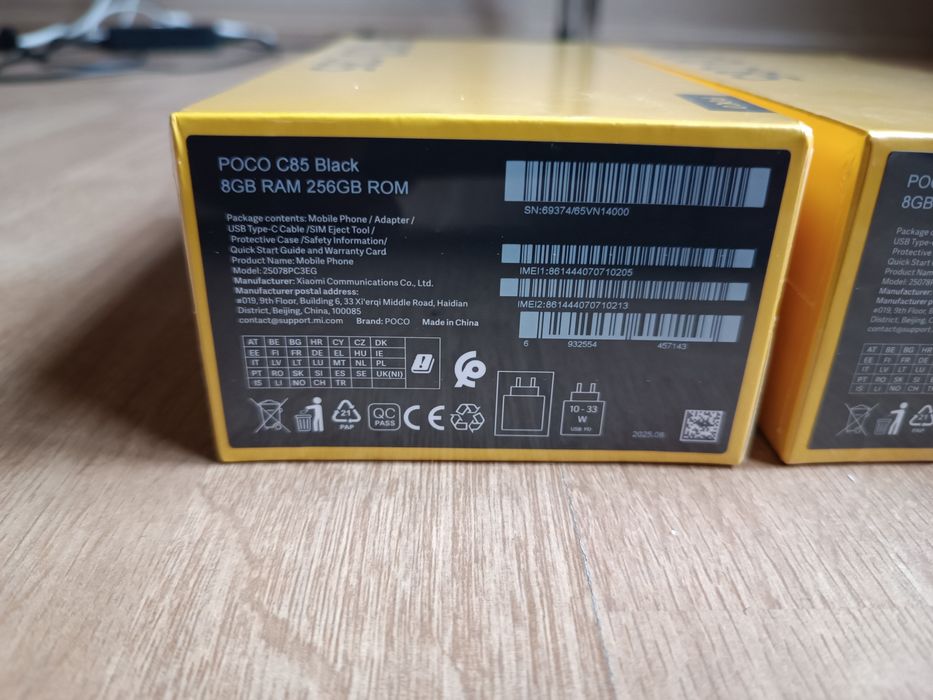 Poco c85 6/128gb 8/256gb nfc 6.88" 120Hz  6000mAh g81 ultra