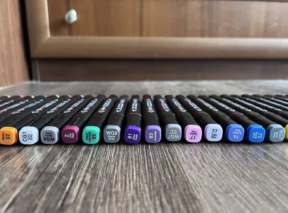 Набір маркерів Santi 59шт, спиртові. SANTI «SKETCHMARKER professional»
