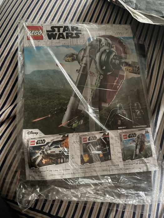 #63 Revista Lego Starwars selada com 2 boneco