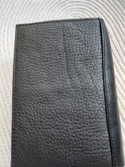 Portfel skórzany czarny