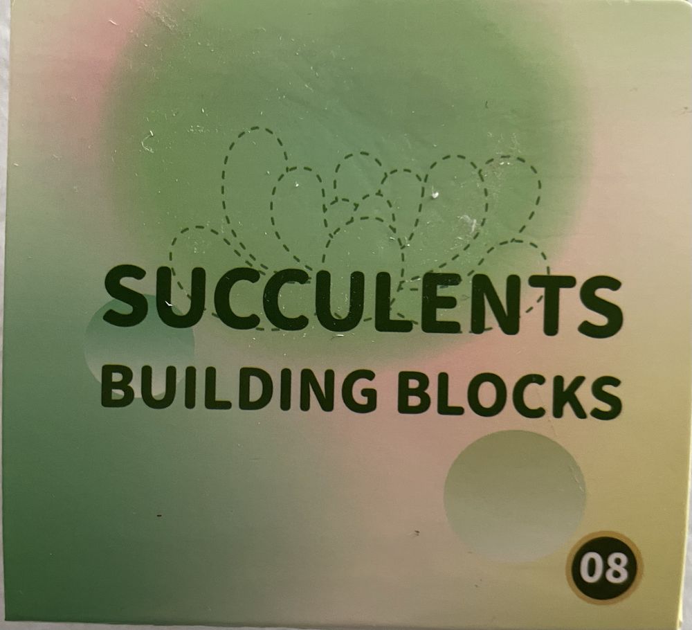 Klocki Mini Qi Zhi Le Sukulenty Senecioserpe 6+