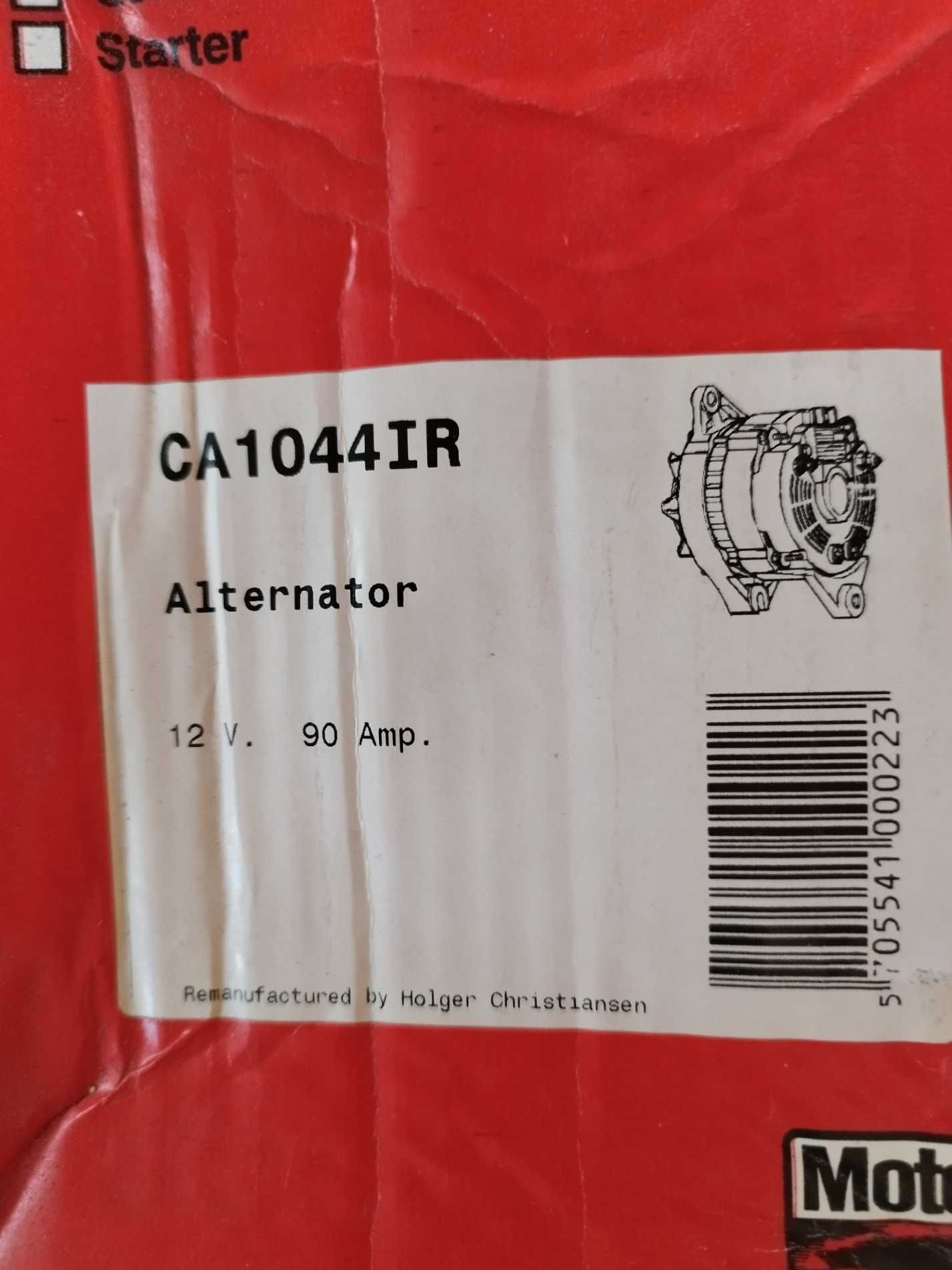 Alternator Mercedes C, E, S, A 208, W463, Rok, 85-05 nowy