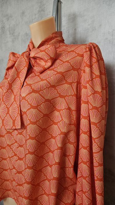 NOWA  wiązana koszula kokarda Just Paul 38 wiskoza