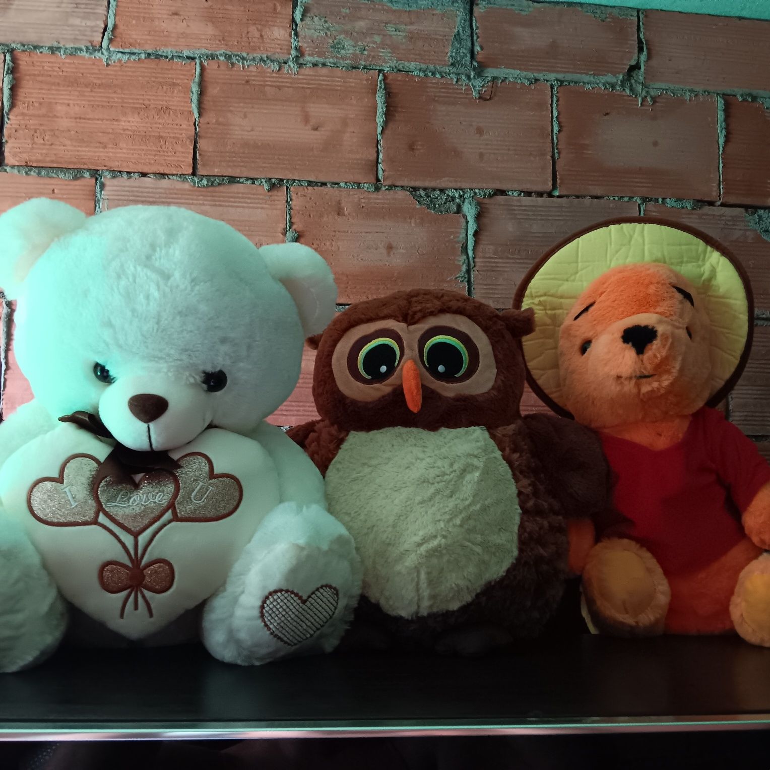 Conjunto de 3 peluches