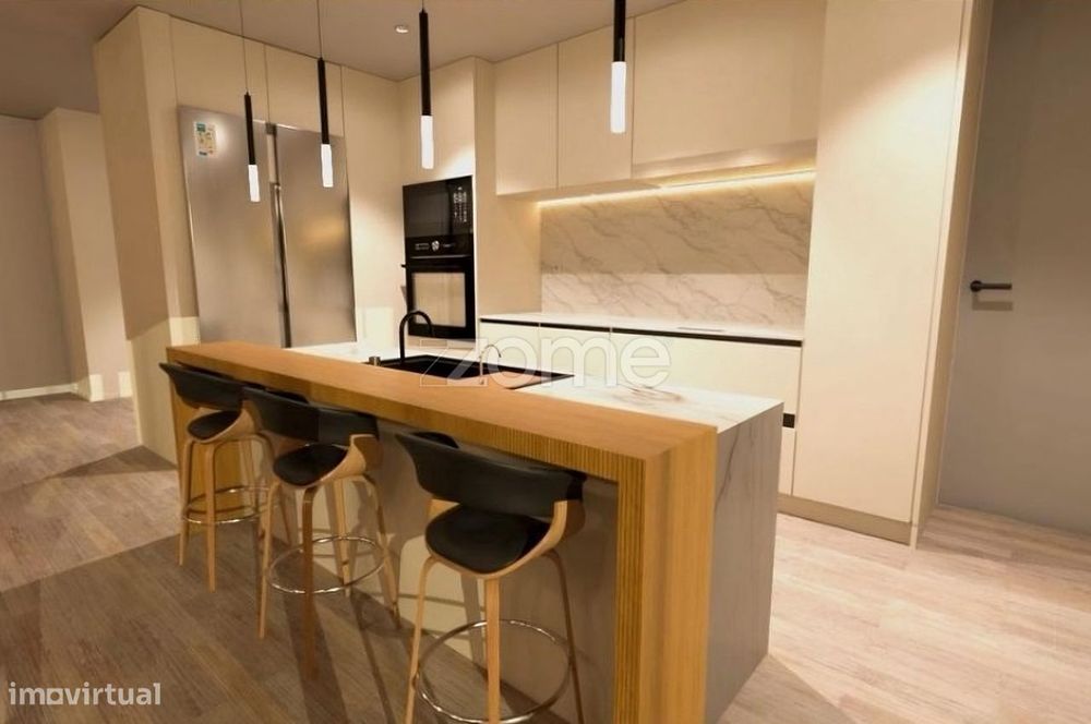 Apartamento T3 com terraço de 79m2