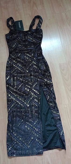 Sukienka nowa MIDI PrettyLittleThing r.S