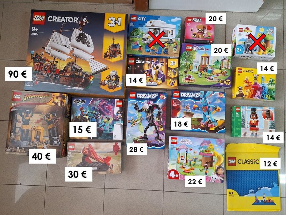 Lego Minecraft speed champions jurassic ninjago city technic disney