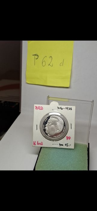 5 Mark JFriedrich Ebert 1975r srebro