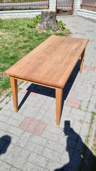 Stolik jesionowy stół ława jesion lite drewno gruby mocny