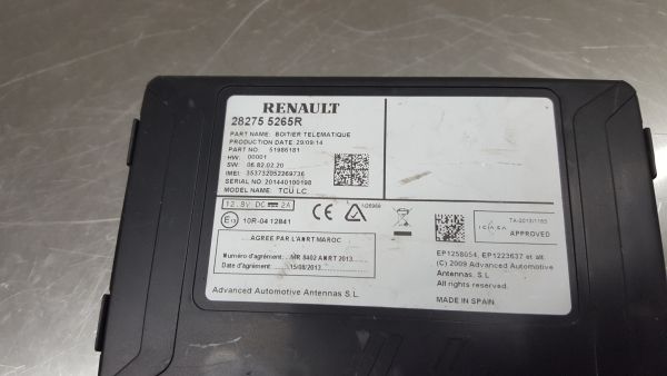 Módulo confort RENAULT Captur (J5_)