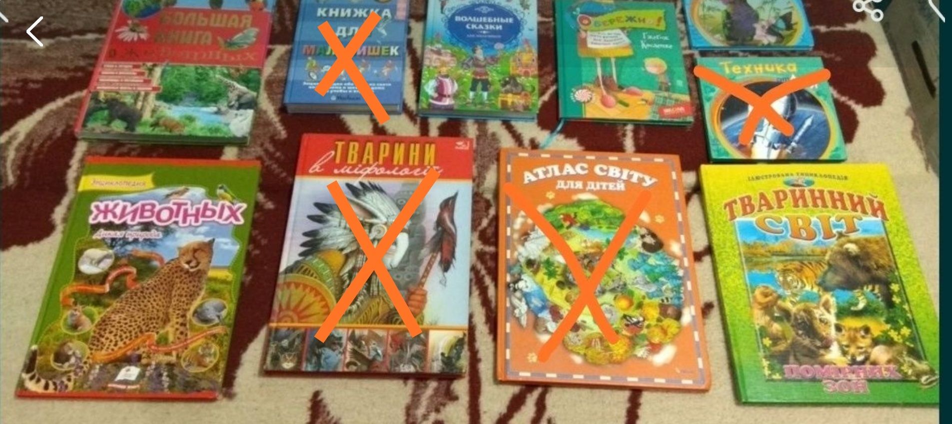 Книги для дітей, енциклопедії, казки