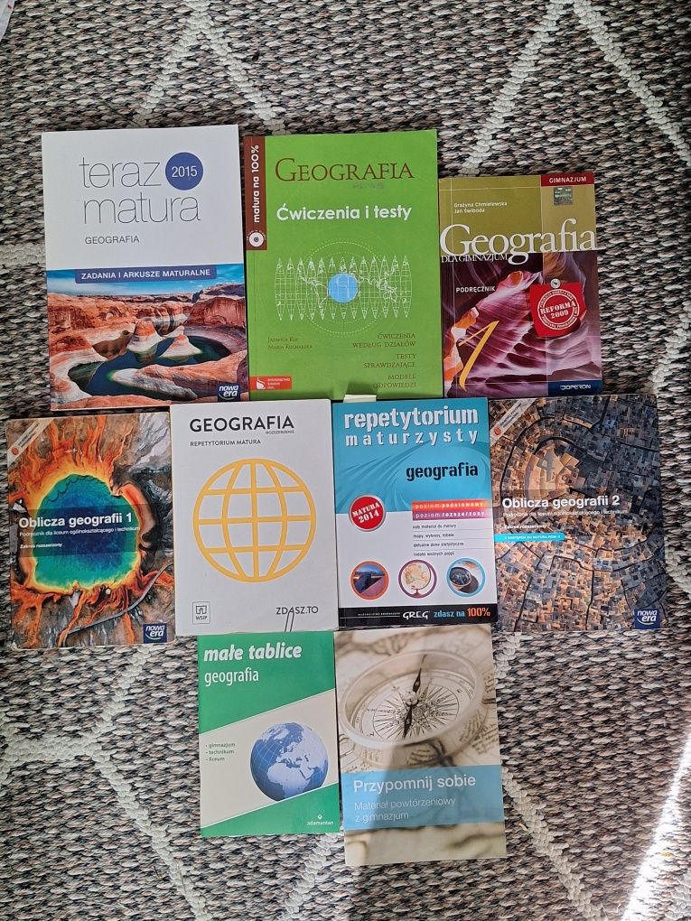 matura geografia zadania, ćwiczenia i arkusze maturalne, repetytorium