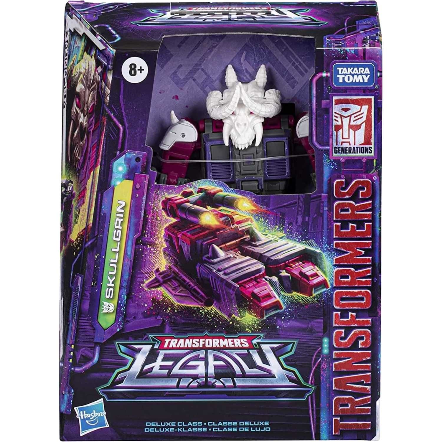 Transformers Legacy Deluxe Class Takara Tomy Decepticon Skullgrin