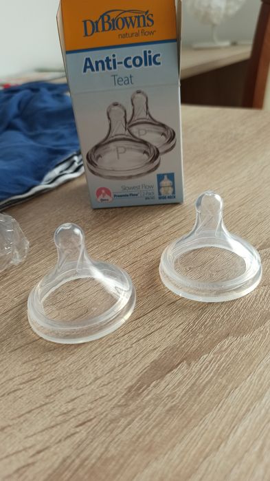 Dr Browns smoczki do szerokiej butelki dla wcześniaków P NOWE 2 szt