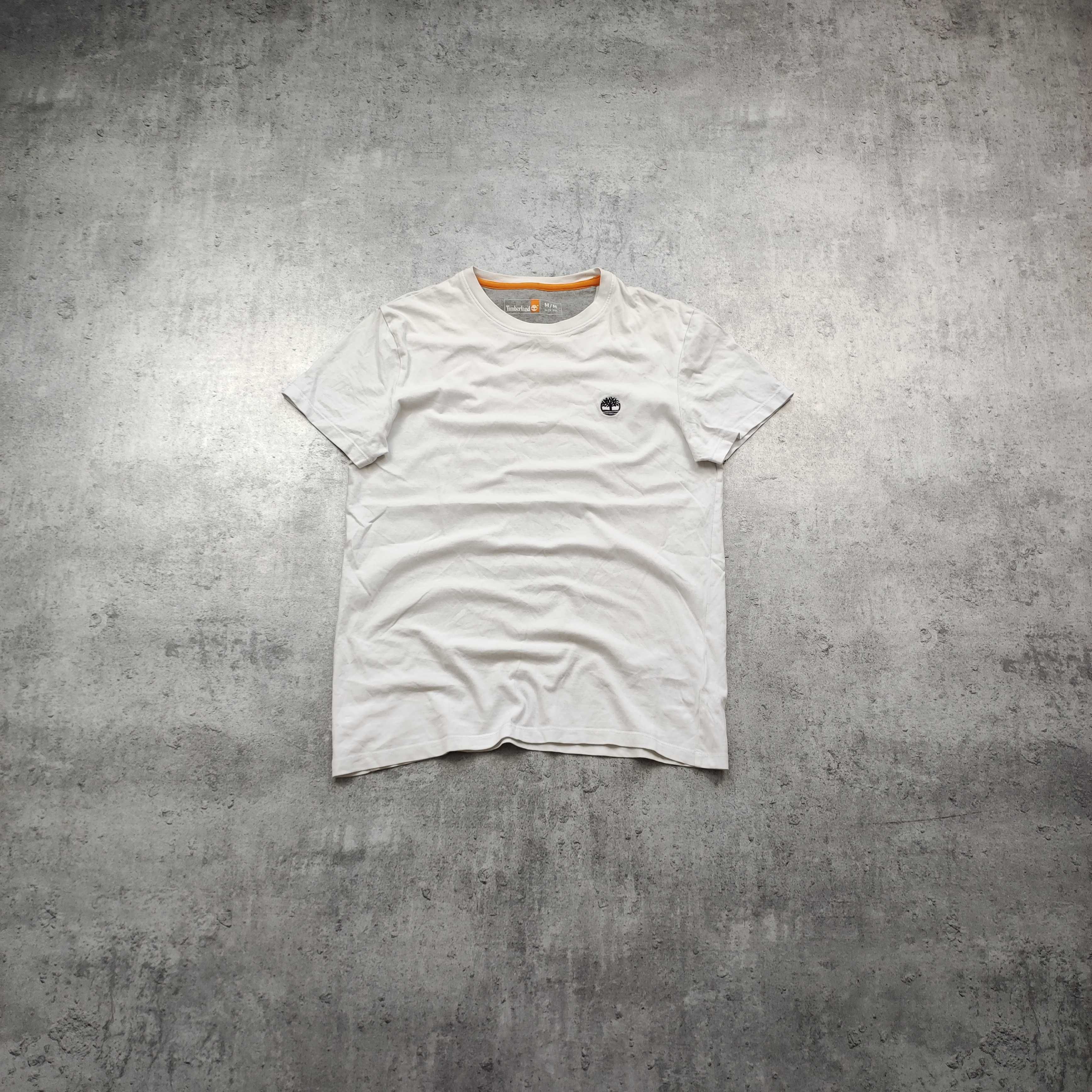 MĘSKA Elegancka PREMIUM Bawełna Casual Haft Logo Timberland Koszulka