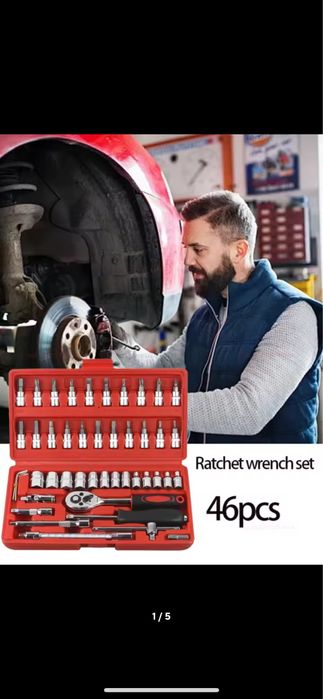 Kit de 46 ferramentas novo na caixa