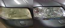 Auto kosmetyka pranie polerowanie regeneracja matowych lamp