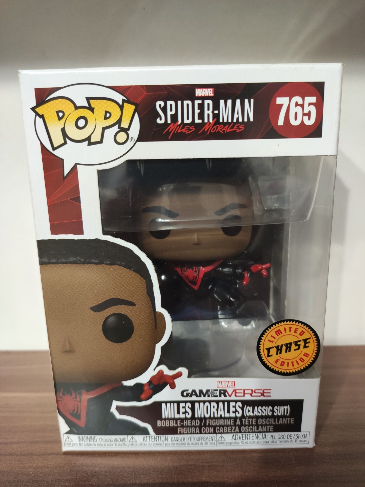 Funko Pop Spider-Man Miles Morales(Classic suit) Chase 765